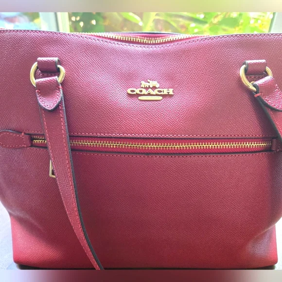 Coach Large Red Tote Bag - Picture 2 of 4